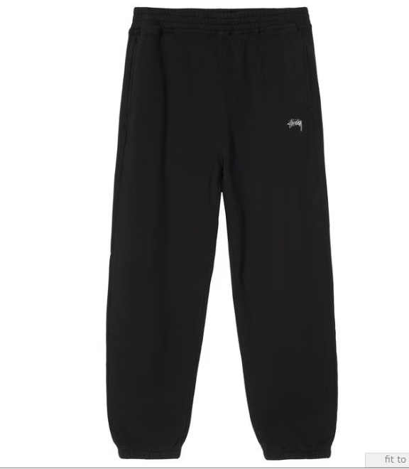 (ステューシー) STUSSY STOCK LOGO PANT 116481 スウェット パンツ [並行輸入]_1