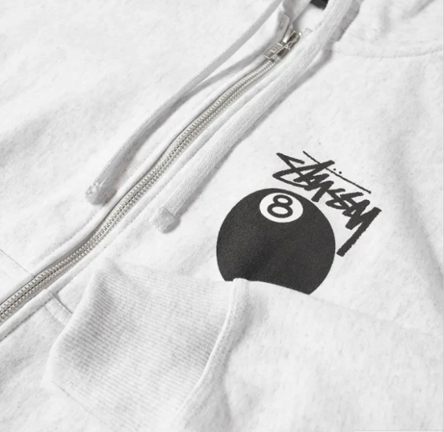 STUSSY ステューシー 8 BALL ZIP HOOD 1974735[full zip hooded sweat