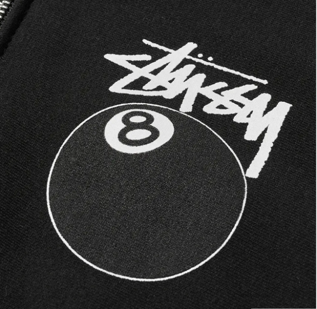 STUSSY ステューシー 8 BALL ZIP HOOD 1974735[full zip hooded sweat] パーカー フード フーディ トップス Zip up Hoody Parker ジップパーカー [並行輸入品]_7