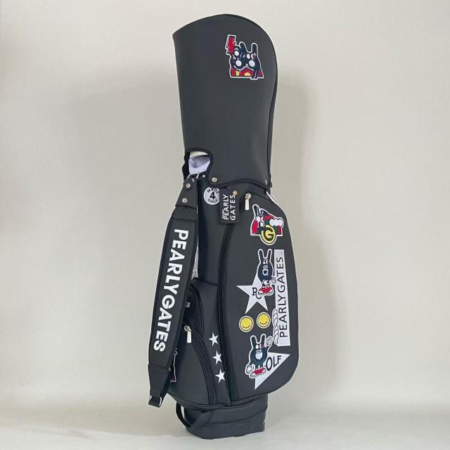 PEARLY GATES ゴルフバッグ・キャディバッグ 男女兼用 ブラック
