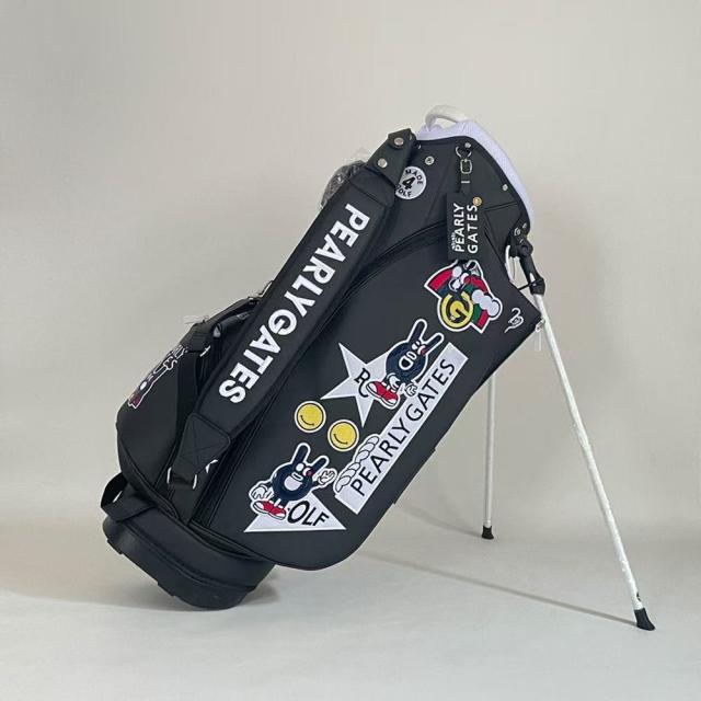 新品PEARLY GATES ゴルフバッグ・キャディバッグ 男女兼用 ブラック PEARLY GATES ゴルフバッグ・キャディバッグ 男女兼用 ブラックの通販