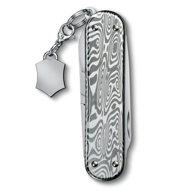 ビクトリノックス VICTORINOX クラシック SD ブリリアント ダマスカス ナイフ マルチツール サバイバルナイフ アウトドア キャンプ 0.6221.34 ビクトリノックス VICTORINOX クラシック SD ブリリアント ダマスカス