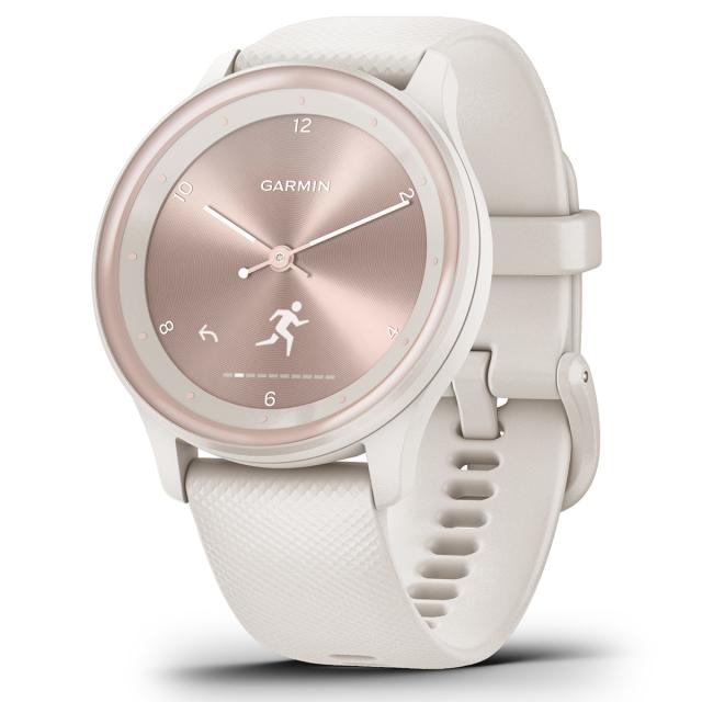 GARMIN｜ガーミン vivomove Sport GARMIN Peach 楽天市場】ガーミン（GARMIN） vivomove Sport Peach Gold
