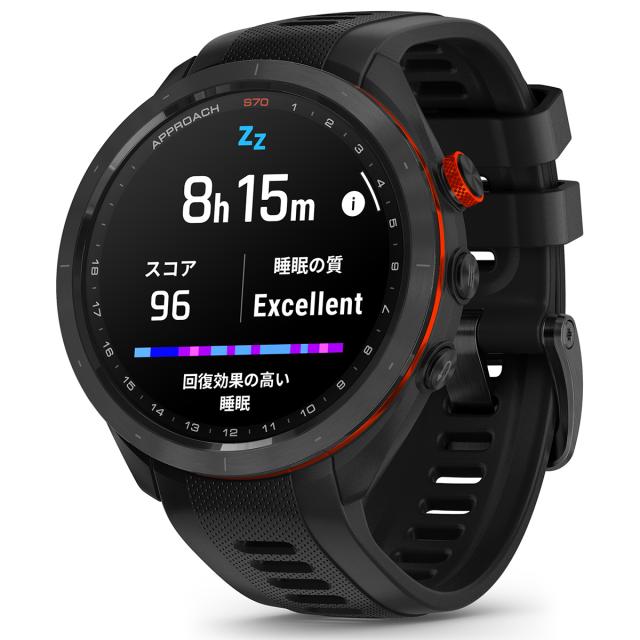 ガーミン アプローチ S70 スマートウォッチ010-02746-22 GARMIN ガーミン公式直販(GARMIN) Approach S70 47mm Black