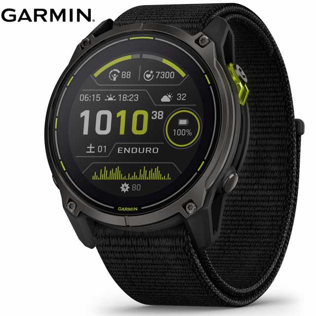 ガーミン GARMIN Enduro 3 エンデューロ3 GPS ランニングウォッチ スマートウォッチ 腕時計 010-02751-21 ブラック