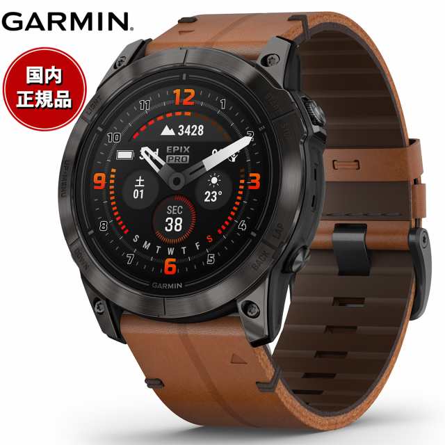 ガーミン GARMIN epix Pro Gen 2 51mm Sapphire エピックス プロ サファイヤ 010-02804-71 Ti  Carbon Gray DLC / Chestnut Leather Band の通販はau PAY マーケット - neelセレクトショップ |  au PAY マーケット－通販サイト