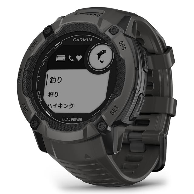 【ほぼ新品】GARMIN インスティンクト2X 腕時計 アウトドア／ランニング用 Instinct 2X Dual Power | スマートウォッチ | Garmin 日本