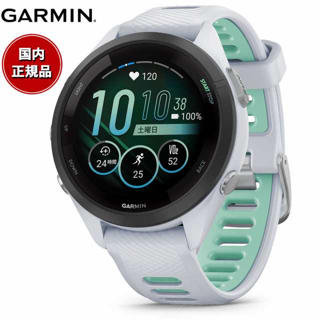 ガーミン GARMIN Forerunner 265S Music White フォアランナー 265S ミュージック 010-02810-44 GPS ランニング スマートウォッチ 腕時計