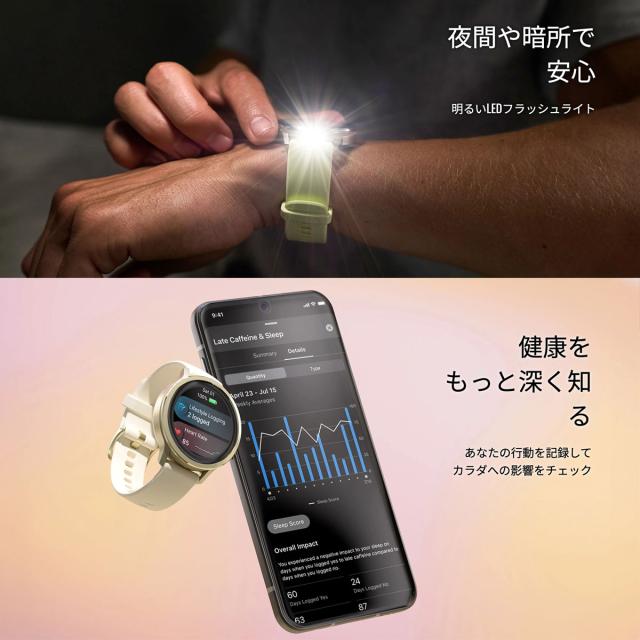 ガーミン GARMIN Venu 4 45mm ヴェニュー4 45mm フィットネス GPS スマートウォッチ 腕時計 メンズ レディース 010-03014-30 Slate/Black