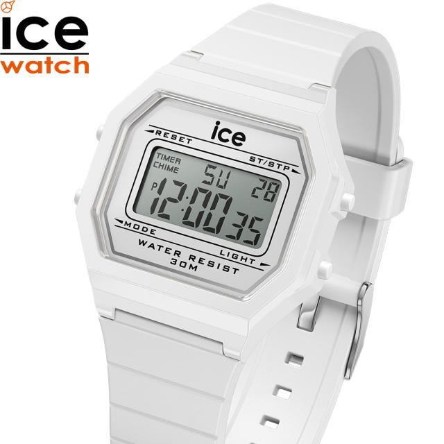 アイスウォッチ ICE-WATCH 腕時計 レディース アイスデジット レトロ ICE digit retro ホワイト 022899の通販は 5,821円