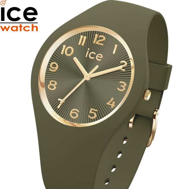 アイスウォッチ ICE-WATCH 腕時計 メンズ レディース アイスシャンパーニュ ICE champagne オリーブグリーン スモール＋ 025254