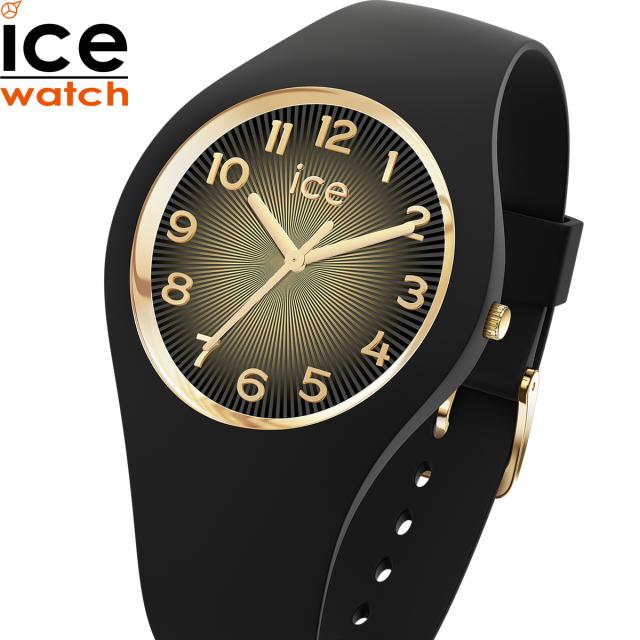アイスウォッチ ICE-WATCH 腕時計 メンズ レディース アイスシャンパーニュ ICE champagne ブラックゴールドシェード スモール＋ 025258