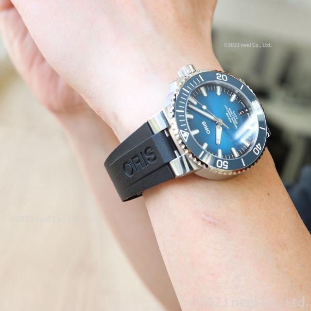 オリス ORIS アクイスデイト キャリバー400 43.5mm用 ブラックラバー