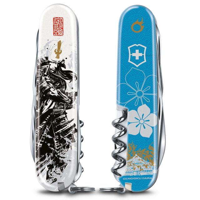 ビクトリノックス VICTORINOX 戦国墨絵クライマー 明智光秀 日本限定モデル ナイフ マルチツール サバイバルナイフ アウトドア キャンプ 1.3703.7-X7