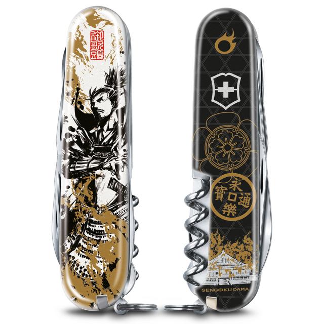 ビクトリノックス VICTORINOX 戦国墨絵クライマー 織田信長 日本限定モデル ナイフ マルチツール サバイバルナイフ アウトドア キャンプ 1.3703.7-X8