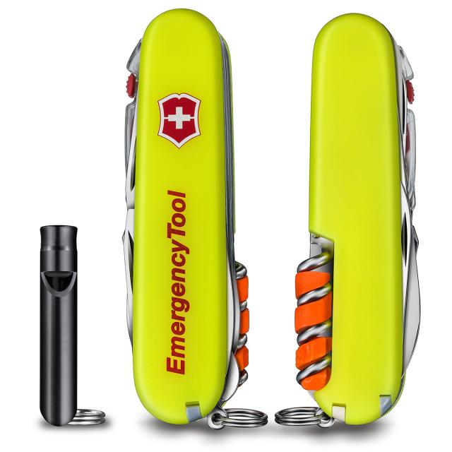 ビクトリノックス VICTORINOX エマージェンシーツール ハントマンライト 防災 ナイフ アウトドア ホイッスル 防災グッズ 防災用品 LEDライト 1.7915.808-X1