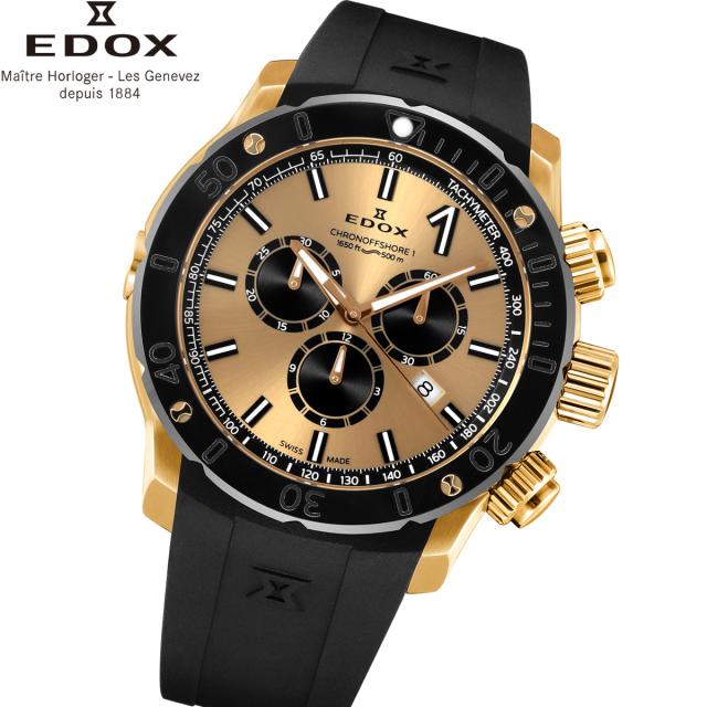 エドックス EDOX クロノオフショア1 クロノグラフ スペシャルエディション 腕時計 メンズ 10221-37J5-DIN5 CHRONOFFSHORE-1