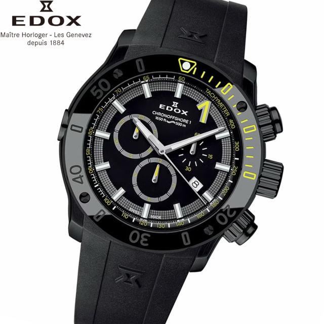 エドックス EDOX クロノオフショア1 クロノグラフ 腕時計 メンズ 10221-37N-NINJ CHRONOFFSHORE-1
