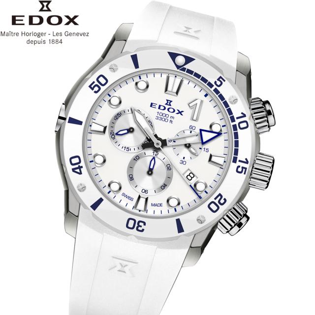 エドックス EDOX クロノオフショア1 クロノグラフ ジャパン リミテッド エディション 腕時計 メンズ 日本限定モデル 10242-TINB-BBUINGM CHRONOFFSHORE-1