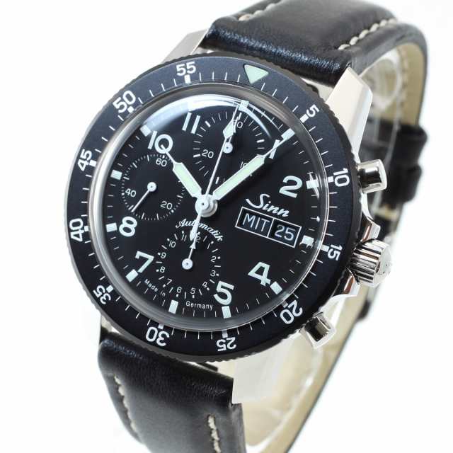 Sinn ジン 103.B.AUTO 自動巻き 腕時計 メンズ Instrument Chronographs インストゥルメント クロノグラフ  カウレザーストラップ ドイツ製の通販はau PAY マーケット - neelセレクトショップ | au PAY マーケット－通販サイト