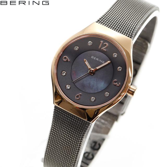 ベーリング BERING ウオッチ レディース 古典派音楽 スカンジナビアン カービングメッシュ Classic Scandinavian Curving Mesh 11427-262-J