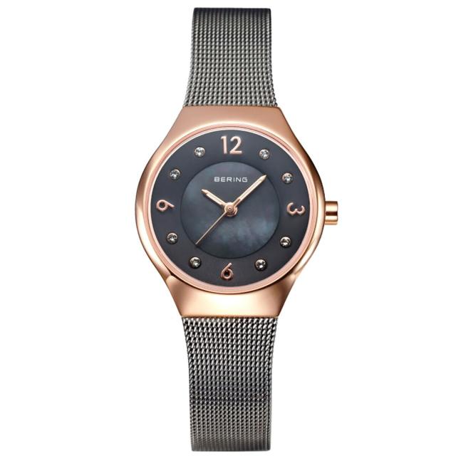 ベーリング BERING ウオッチ レディース 古典派音楽 スカンジナビアン カービングメッシュ Classic Scandinavian Curving Mesh 11427-262-J