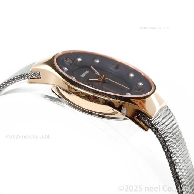 ベーリング BERING ウオッチ レディース 古典派音楽 スカンジナビアン カービングメッシュ Classic Scandinavian Curving Mesh 11427-262-J