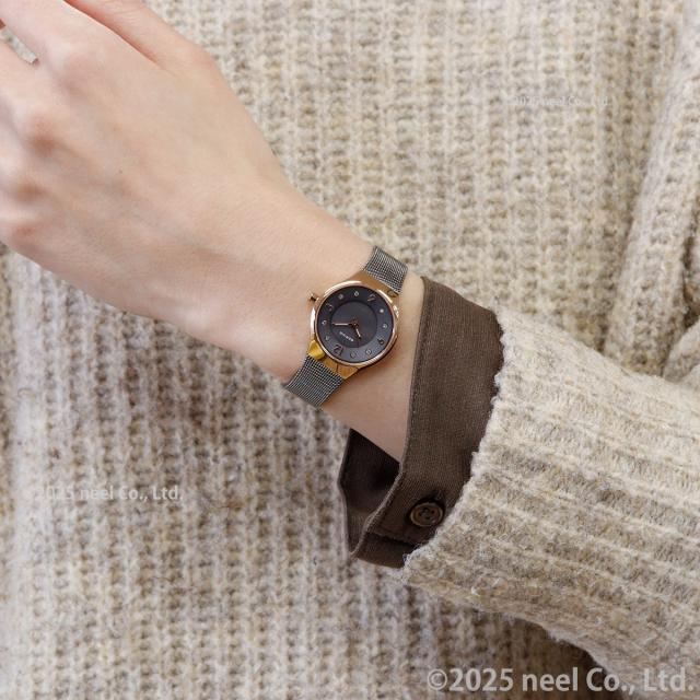 ベーリング BERING ウオッチ レディース 古典派音楽 スカンジナビアン カービングメッシュ Classic Scandinavian Curving Mesh 11427-262-J