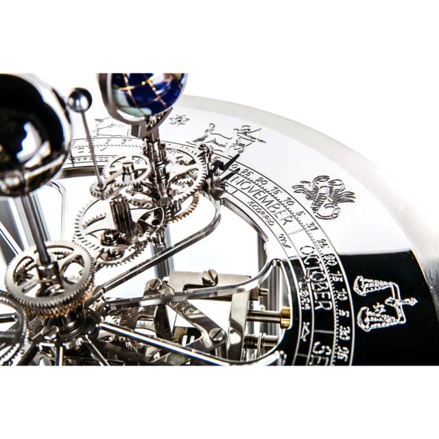 ヘルムレ Hermle 置き時計 テリリウム TELLURIUM 天体時計 22823