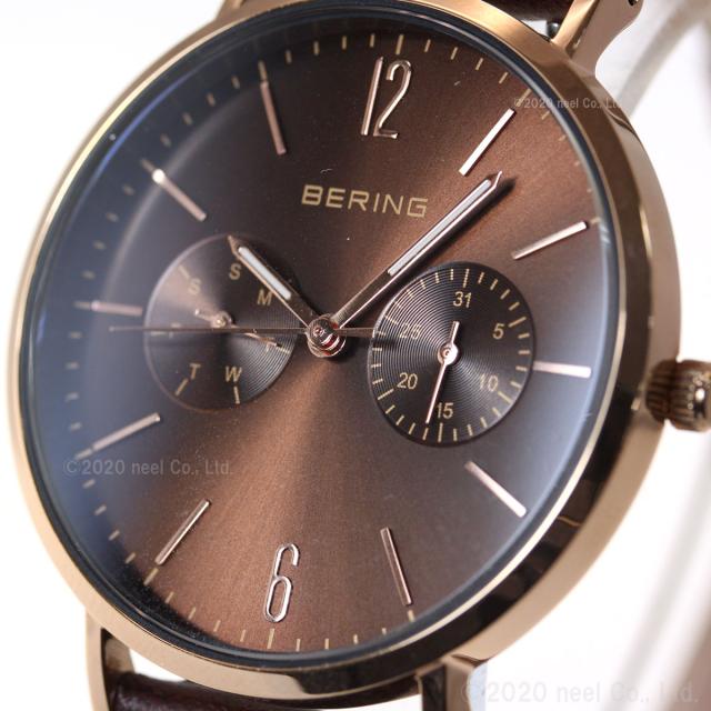 ベーリング BERING 日本限定モデル 腕時計 メンズ レディース LUXE BROWN Changes 14236-265_5
