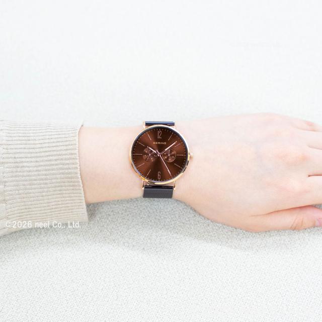 ベーリング BERING 日本限定モデル 腕時計 メンズ レディース LUXE BROWN Changes 14240-265_8