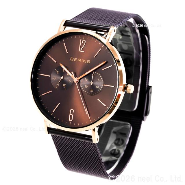 ベーリング BERING 日本限定モデル 腕時計 メンズ レディース LUXE BROWN Changes 14240-265_9