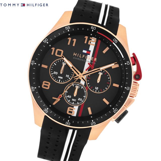 トミーヒルフィガー TOMMY HILFIGER 腕時計 メンズ クロノグラフ BANK 1710709
