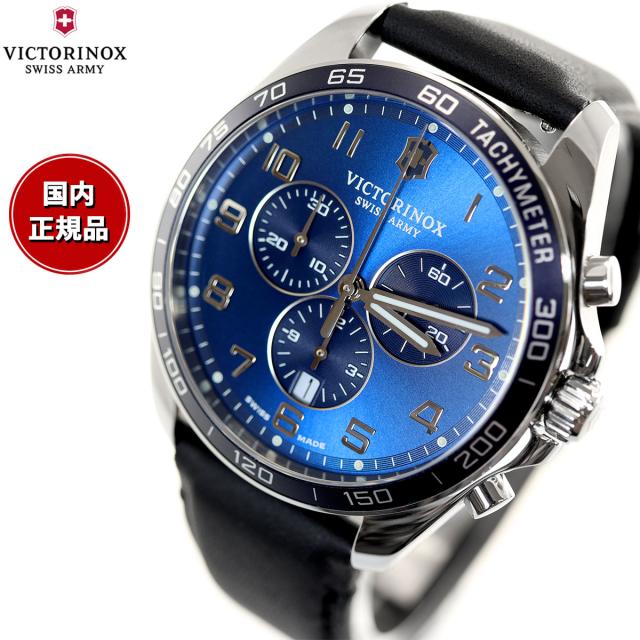 ビクトリノックス 時計 メンズ VICTORINOX 腕時計 241929 フィールドフォース クラシッククロ FieldForce Classic Chrono ブルー