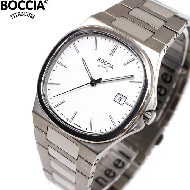 ろくあ ボッチア チタニウム BOCCIA TITANIUM 腕時計 メンズ Slim