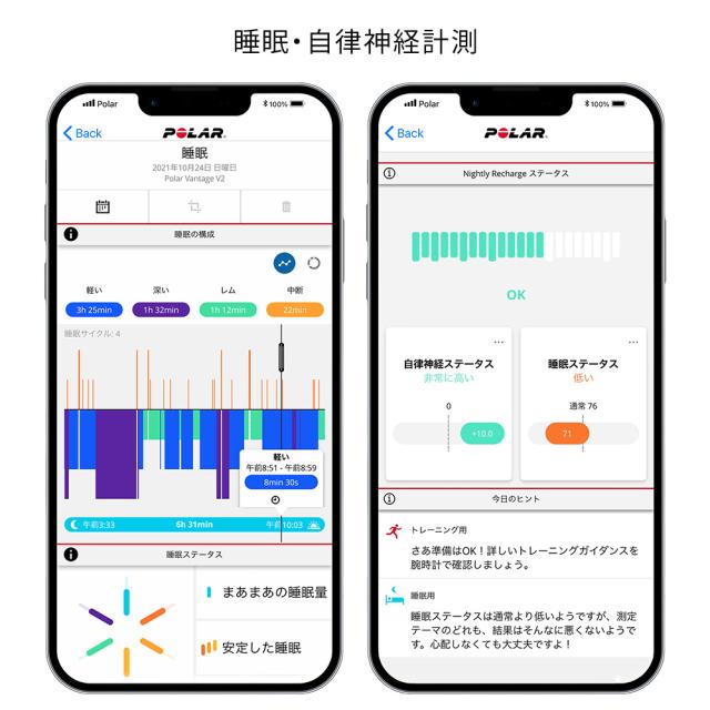 ポラール POLAR VANTAGE V3 スマートウォッチ GPS 心拍 トレーニング マルチスポーツ ランニング 腕時計 ナイトブラック S-L 日本正規品 900108890_11