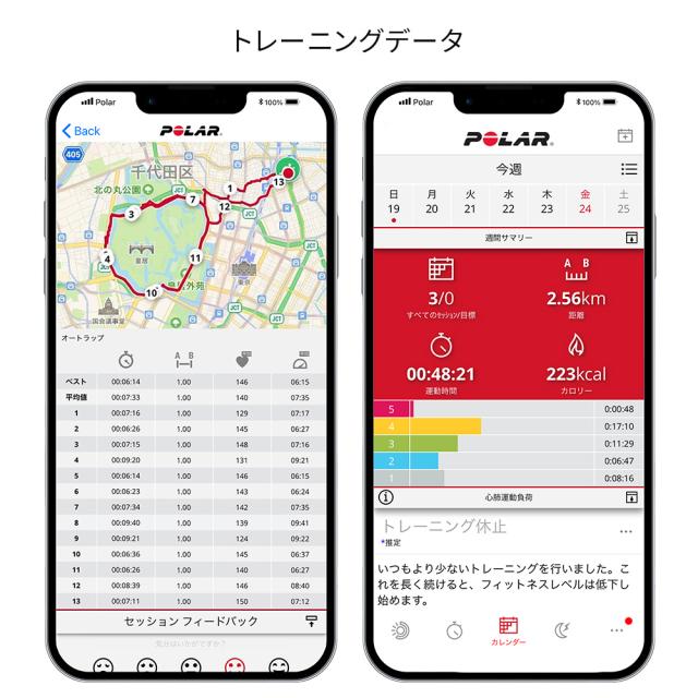 ポラール POLAR VANTAGE V3 スマートウォッチ GPS 心拍 トレーニング マルチスポーツ ランニング 腕時計 ナイトブラック S-L 日本正規品 900108890_12