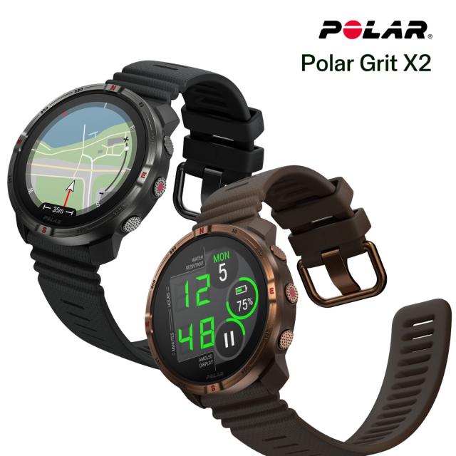 ポラール POLAR Grit X2 ナイトブラック S-L 腕時計 スマートウォッチ 