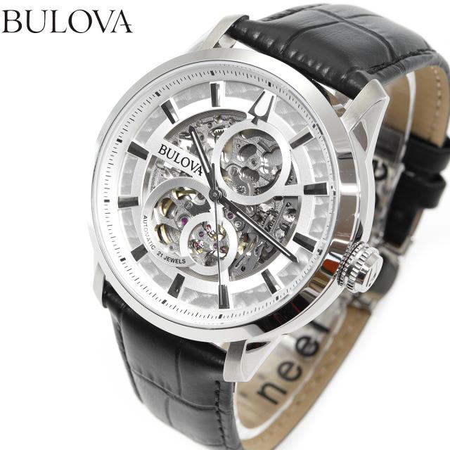 ブローバ 腕時計 メンズ 自動巻き スケルトン クラシック 97A169 BULOVA