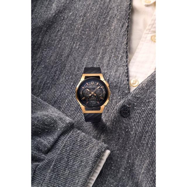 Bulova クロノグラフ 時計 黒金（かいとさん専用） カーブ 98A185 | BULOVA（ブローバ）ジャパン公式サイト