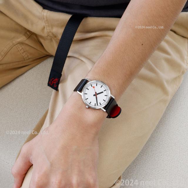 本物駅時計デザイン モンディーン クラシック ピュア 36mm MONDAINE 腕時計 クラシックピュア／MONDAINE（モンディーン）｜愛着を