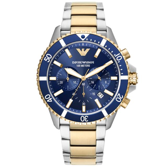 エンポリオアルマーニ EMPORIO ARMANI 腕時計 メンズ クロノグラフ ステンレススチールウォッチ AR11362_1