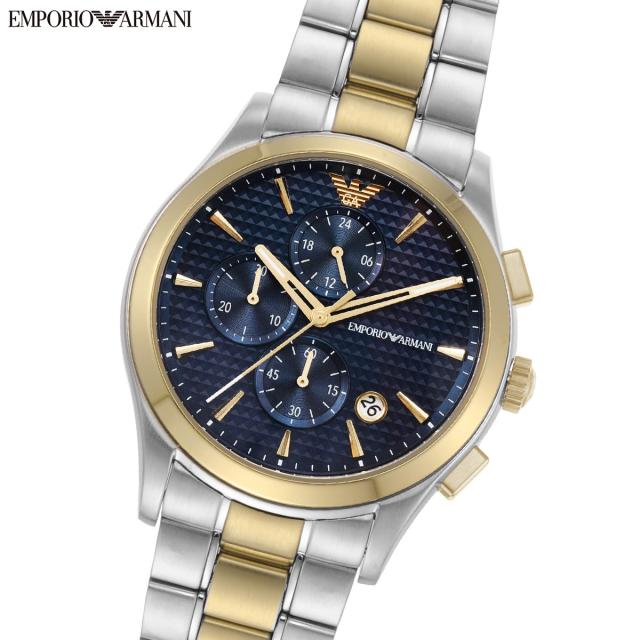 エンポリオアルマーニ EMPORIO ARMANI 腕時計 メンズ クロノグラフ ステンレススチールウォッチ AR11579