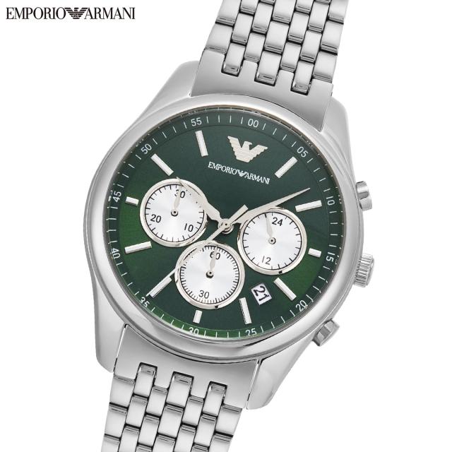 エンポリオアルマーニ EMPORIO ARMANI 腕時計 メンズ クロノグラフ ステンレススチールウォッチ AR11581