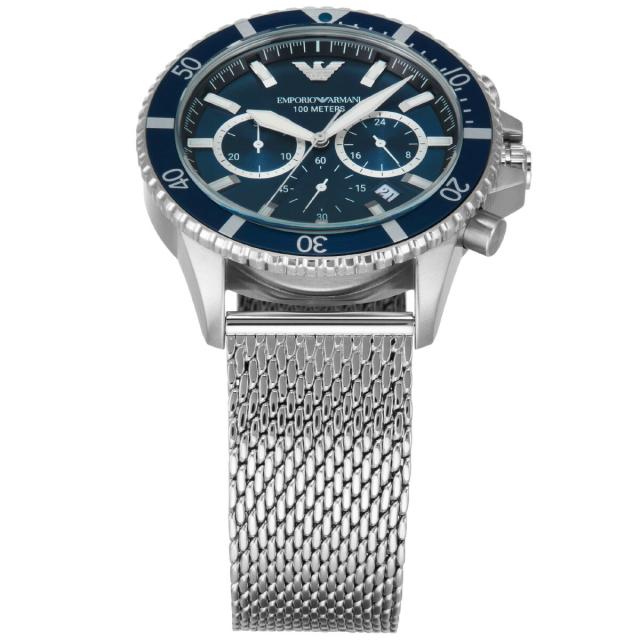 エンポリオアルマーニ EMPORIO ARMANI 腕時計 メンズ クロノグラフ ステンレススチールウォッチ AR11587_12