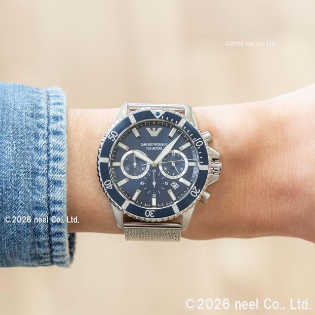 エンポリオアルマーニ EMPORIO ARMANI 腕時計 メンズ クロノグラフ ステンレススチールウォッチ AR11587_6