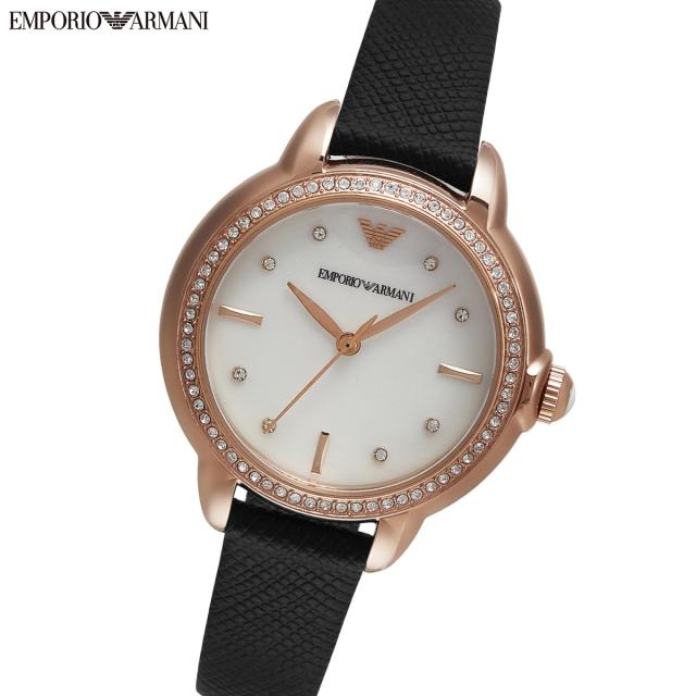 エンポリオアルマーニ EMPORIO ARMANI 腕時計 レディース レザー