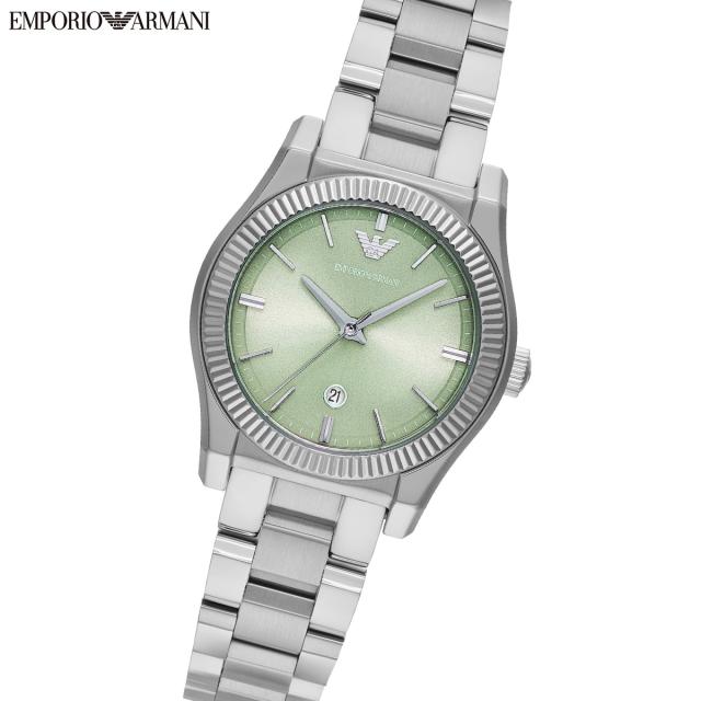 エンポリオアルマーニ EMPORIO ARMANI 腕時計 レディース 三針デイト ステンレススチールウォッチ AR11656
