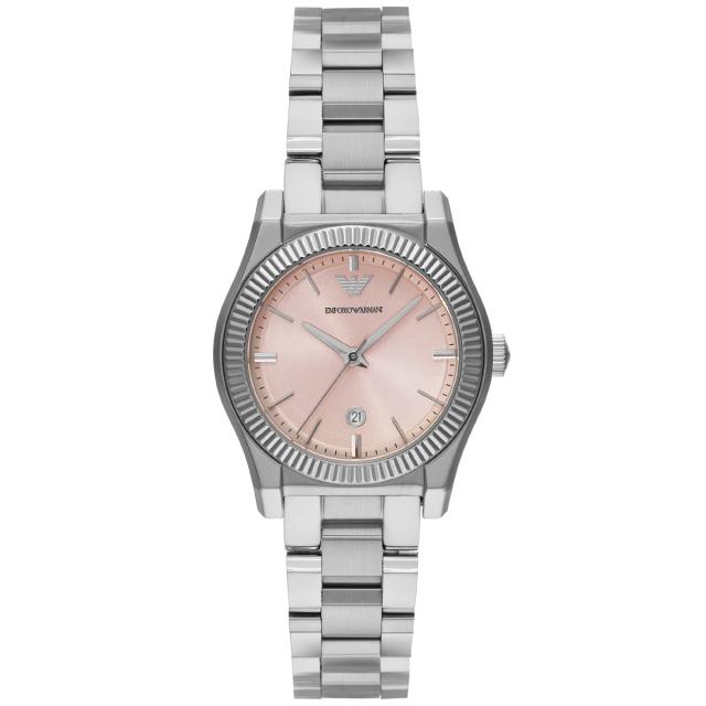 エンポリオアルマーニ EMPORIO ARMANI 腕時計 レディース 三針デイト ステンレススチールウォッチ AR11658_1