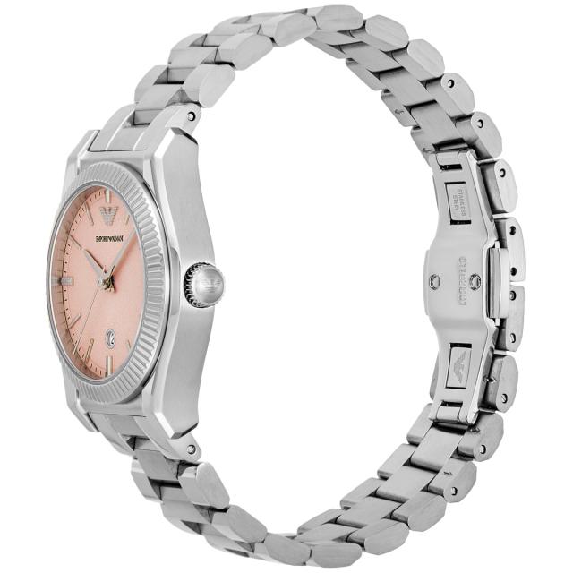 エンポリオアルマーニ EMPORIO ARMANI 腕時計 レディース 三針デイト ステンレススチールウォッチ AR11658_3